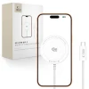 Бездротове зарядний пристрій Tech-Protect A54 Magnetic MagSafe 25W Qi2.2 White (5906302323906)