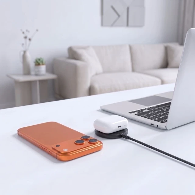 Бездротове зарядний пристрій Tech-Protect A54 Magnetic MagSafe 25W Qi2.2 Black (5906302323913)