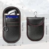 Чохол Tech-Protect KLR100 Pouch Keyless RFID Signal Blocker Case Carbon Black/Red (5906302323937)