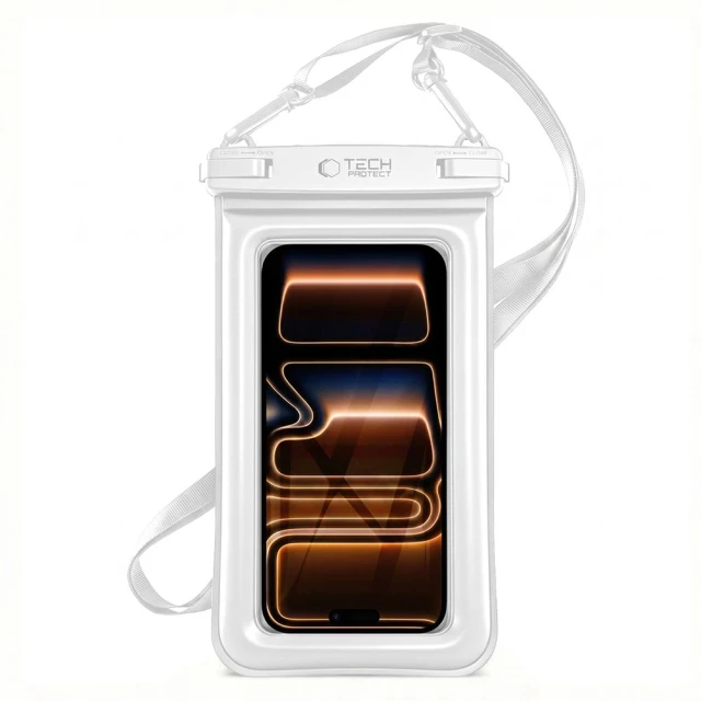 Чехол Tech-Protect UWC7 Universal Waterproof Floating Case 6.9 inch White (5906302323944)
