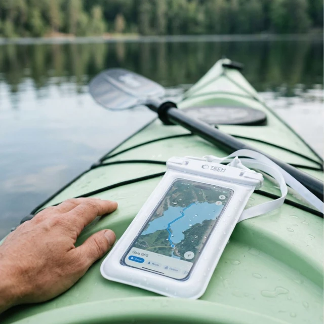 Чехол Tech-Protect UWC7 Universal Waterproof Floating Case 6.9 inch White (5906302323944)