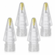 Наконечники Tech-Protect Stylus Tips для Apple Pencil Clear (4 pack) (5906302323968)