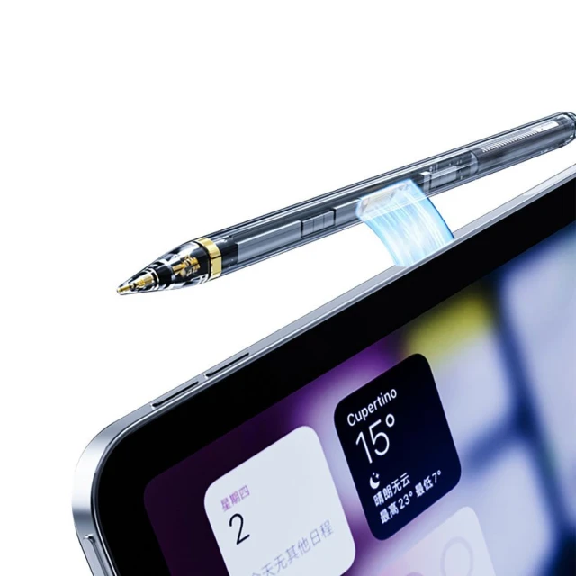 Наконечники Tech-Protect Stylus Tips для Apple Pencil Clear (4 pack) (5906302323968)