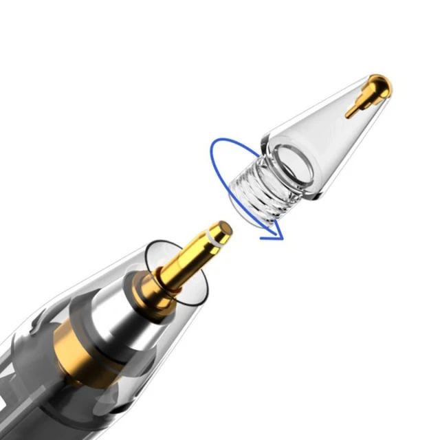 Наконечники Tech-Protect Stylus Tips для Apple Pencil Clear (4 pack) (5906302323968)