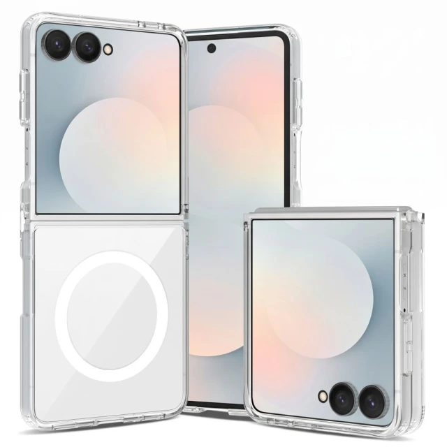 Чохол Tech-Protect FlexAir Hybrid для Samsung Galaxy Flip 8 Clear with MagSafe (5906302324019)