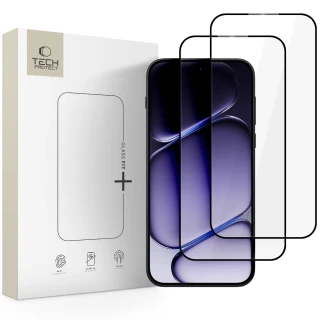 Захисне скло Tech-Protect Glass Fit+ для OnePlus Nord 6 Black (2 pack) (5906302324088)