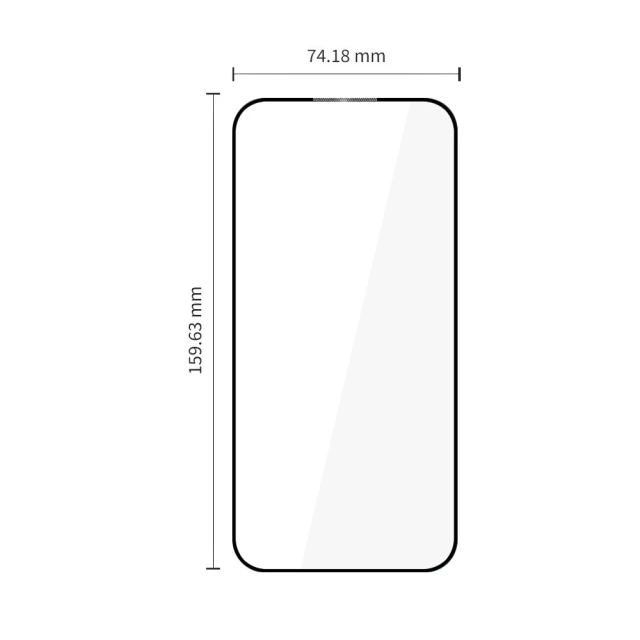 Захисне скло Tech-Protect Glass Fit+ для OnePlus Nord 6 Black (2 pack) (5906302324088)