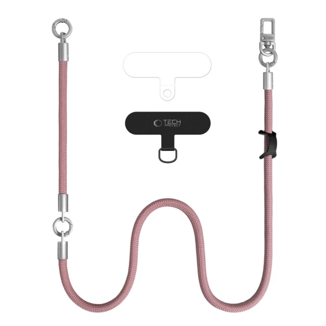 Чохол Tech-Protect C10S Rope Crossbody & Wrist Pink (5906302324354)