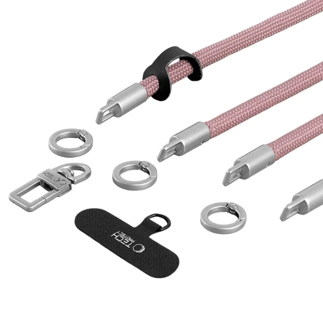 Чохол Tech-Protect C10S Rope Crossbody & Wrist Pink (5906302324354)