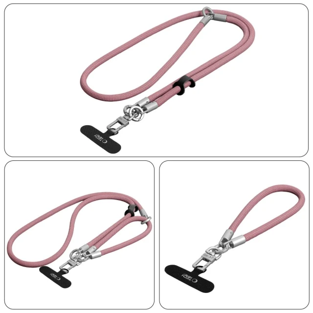 Чохол Tech-Protect C10S Rope Crossbody & Wrist Pink (5906302324354)