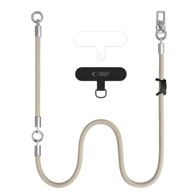 Чохол Tech-Protect C10S Rope Crossbody & Wrist Beige (5906302324361)