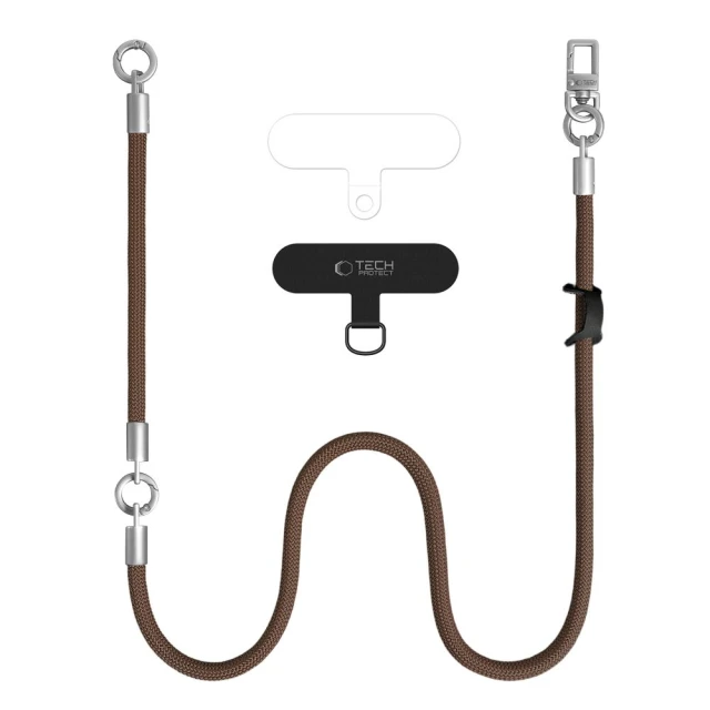 Чохол Tech-Protect C10S Rope Crossbody & Wrist Brown (5906302324378)