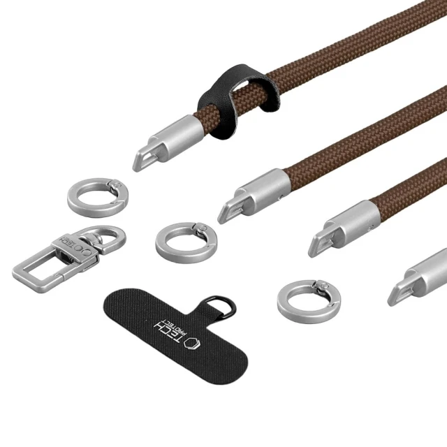 Чохол Tech-Protect C10S Rope Crossbody & Wrist Brown (5906302324378)
