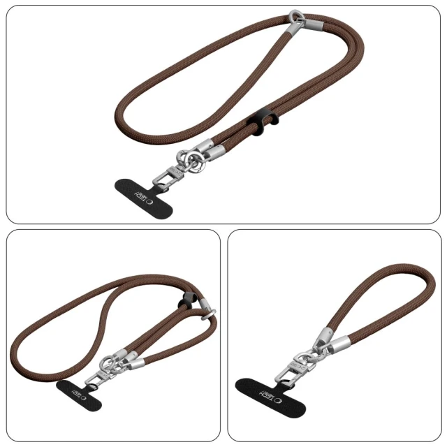 Чохол Tech-Protect C10S Rope Crossbody & Wrist Brown (5906302324378)
