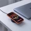 Бездротова зарядка Tech-Protect A55 2in1 Magnetic MagSafe Wireless Charger 25W Qi2.2 Black (5906302324385)