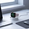 Бездротова зарядка Tech-Protect A55 2in1 Magnetic MagSafe Wireless Charger 25W Qi2.2 White (5906302324392)