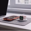 Бездротова зарядка Tech-Protect A55 2in1 Magnetic MagSafe Wireless Charger 25W Qi2.2 White (5906302324392)