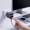 Мережевий зарядний пристрій Tech-Protect PowerVision NC45W-GAN 1-Port PD 45W Dark Grey (5906302324446)
