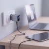 Мережевий зарядний пристрій Tech-Protect PowerVision NC45W-GAN 1-Port PD 45W Dark Grey (5906302324446)