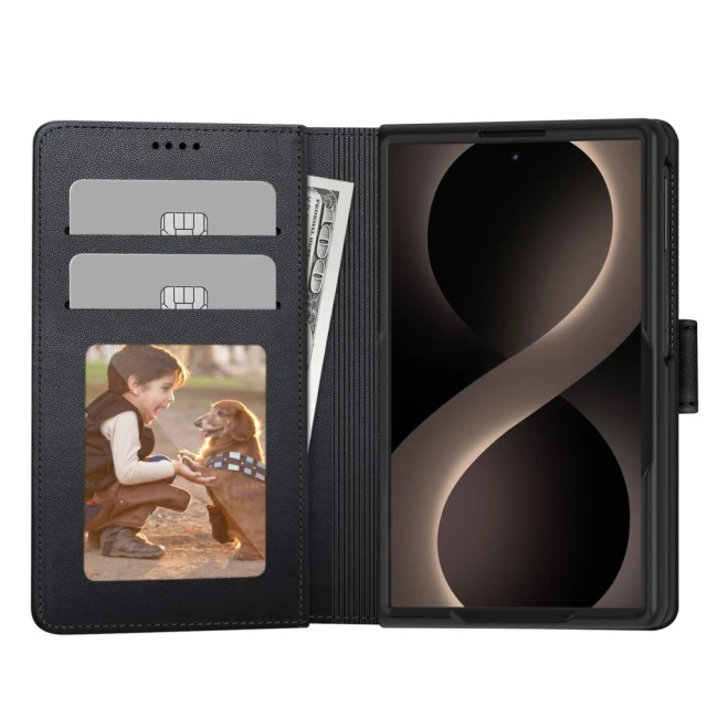 Чохол Tech-Protect Wallet для Samsung Galaxy Fold 8 Black with MagSafe (5906302324545)