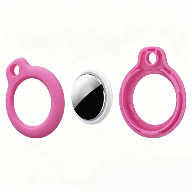 Чохол Tech-Protect Rough для Apple AirTag 1 / 2 Pink (5906302324613)