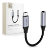 Адаптер Tech-Protect UltraBoost USB-C to Mini Jack 3.5mm DAC Grey (5906302324620)