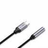 Адаптер Tech-Protect UltraBoost USB-C to Mini Jack 3.5mm DAC Grey (5906302324620)