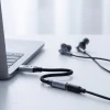 Адаптер Tech-Protect UltraBoost USB-C to Mini Jack 3.5mm DAC Grey (5906302324620)
