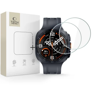 Захисне скло Tech-Protect Glass Fit+ (2 pack) для Samsung Galaxy Watch Ultra 2 2026 47 mm Clear (5906302324668)