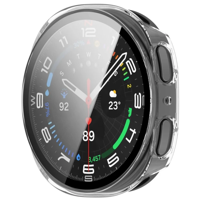 Чохол Tech-Protect Defense для Samsung Galaxy Watch 8/9 40mm Black (2 pack) (5906302324675)