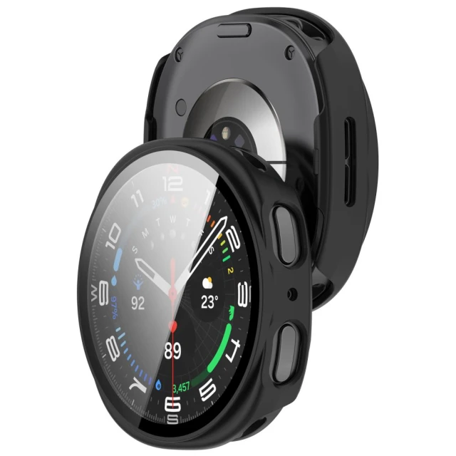 Чохол Tech-Protect Defense для Samsung Galaxy Watch 8/9 40mm Black (2 pack) (5906302324675)