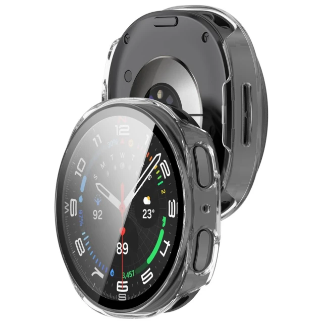 Чохол Tech-Protect Defense для Samsung Galaxy Watch 8/9 40mm Black (2 pack) (5906302324675)