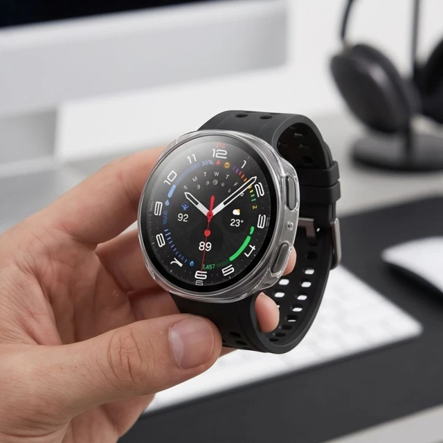 Чохол Tech-Protect Defense для Samsung Galaxy Watch 8/9 44mm Black (2 pack) (5906302324699)