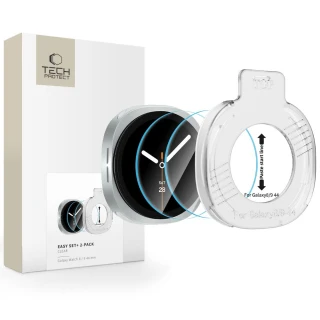 Захисне скло Tech-Protect Easy Set+ для Samsung Galaxy Watch 8 | Galaxy Watch 9 (44 mm) Clear (2 pack) (5906302324712)