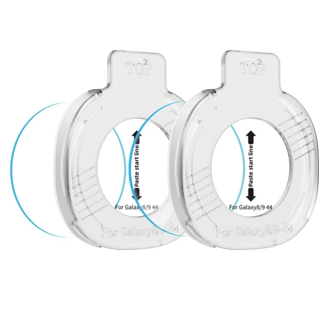 Захисне скло Tech-Protect Easy Set+ для Samsung Galaxy Watch 8 | Galaxy Watch 9 (44 mm) Clear (2 pack) (5906302324712)