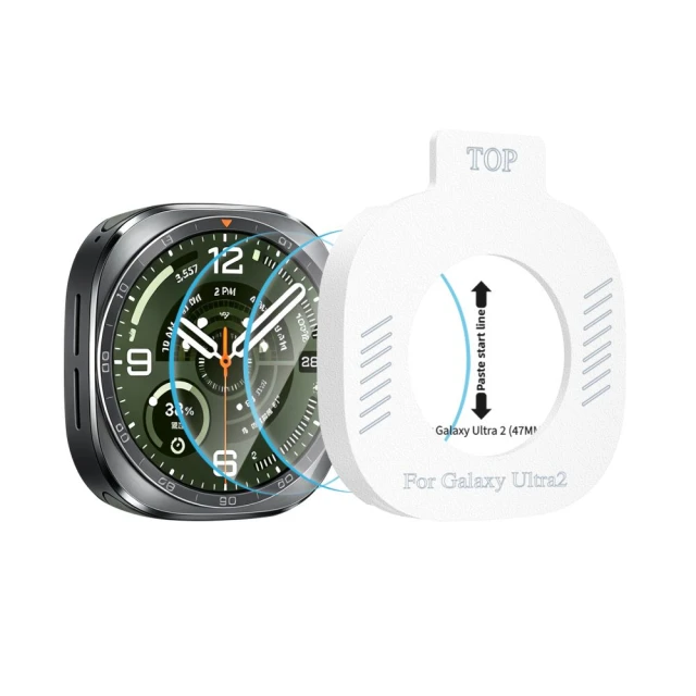 Захисне скло Tech-Protect Easy Set+ для Samsung Galaxy Watch Ultra 2 (47 mm) Clear (2 pack) (5906302324729)