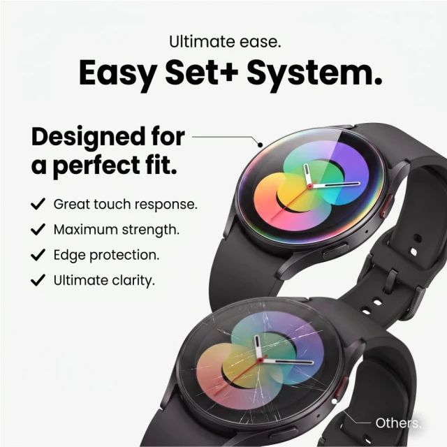 Захисне скло Tech-Protect Easy Set+ для Samsung Galaxy Watch Ultra 2 (47 mm) Clear (2 pack) (5906302324729)