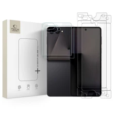 Захисний набір Tech-Protect Easy Set Foil & Glass Fit+ 4in1 для Samsung Galaxy Flip 7/8 Clear (5906302324743)