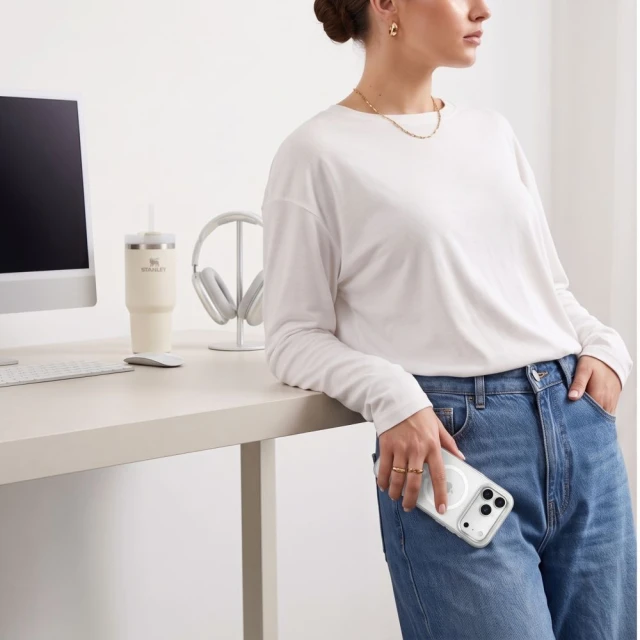 Чехол Tech-Protect MagZero для iPhone 18 Pro | 17 Pro White (5906302324859)