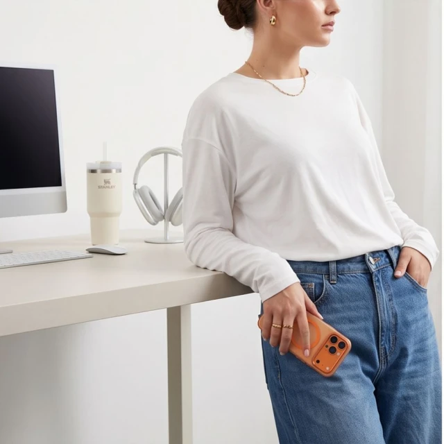 Чехол Tech-Protect MagZero для iPhone 18 Pro | 17 Pro Orange (5906302324873)
