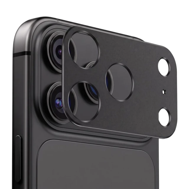 Захисне скло для камери Tech-Protect CamAlloy Fit+ для iPhone 18 Pro Black (5906302324989)