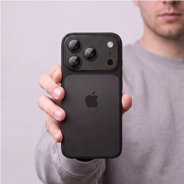Захисне скло для камери Tech-Protect CamFull Fit+ для iPhone 18 Pro Max Black (5906302325030)