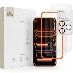 Захисне скло Tech-Protect Easy Set+ для iPhone 18 Pro Max Clear (3 pack) (5906302325054)