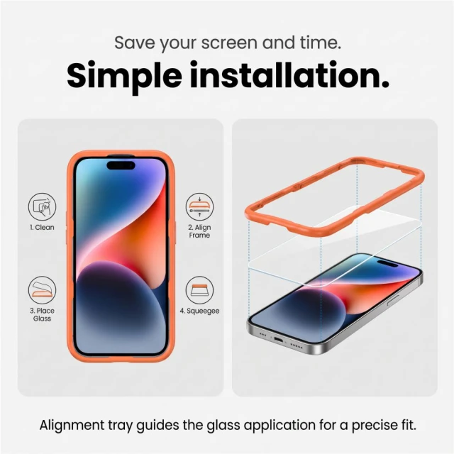 Захисне скло Tech-Protect Easy Set+ для iPhone 18 Pro Max Clear (3 pack) (5906302325054)