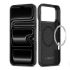 Чохол Tech-Protect Ion Carbon для iPhone 18 Pro Max | 17 Pro Max Black Silver with MagSafe (5906302325313)
