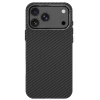 Чохол Tech-Protect Ion Carbon для iPhone 18 Pro Max | 17 Pro Max Black Silver with MagSafe (5906302325313)