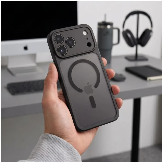 Чохол Tech-Protect BasicMag для iPhone 18 Pro Max | 17 Pro Max Black with MagSafe (5906302325351)