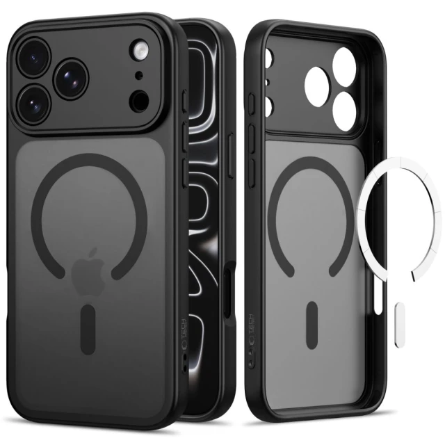 Чохол Tech-Protect BasicMag для iPhone 18 Pro Max | 17 Pro Max Black with MagSafe (5906302325351)