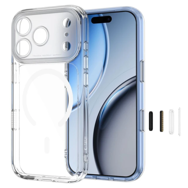 Чохол Tech-Protect MagPeak для iPhone 18 Pro Max | 17 Pro Max Clear with MagSafe (5906302325399)