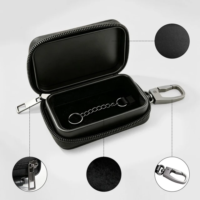 Чохол Tech-Protect KLR300 Pouch Keyless RFID Signal Blocker Carbon (5906302325405)